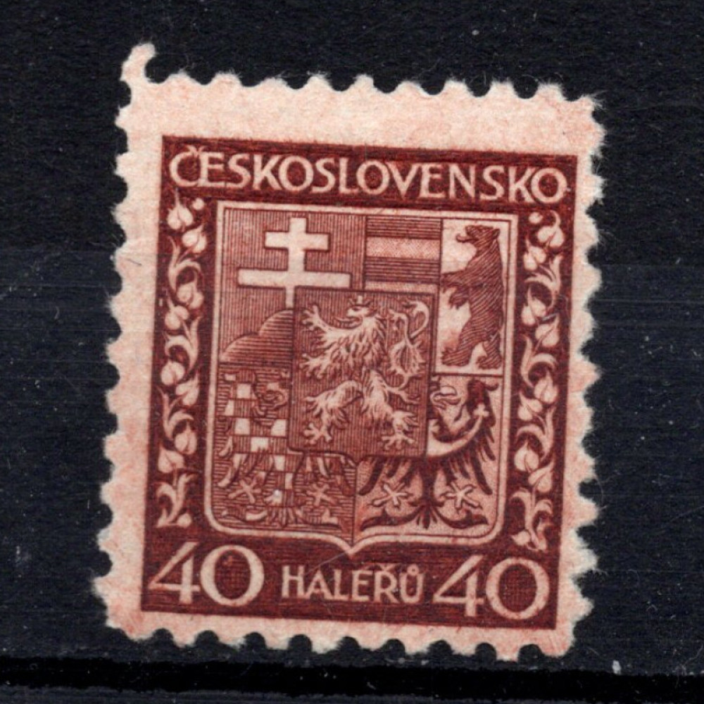 Známka ČSR, Pof.253**, I, 40h