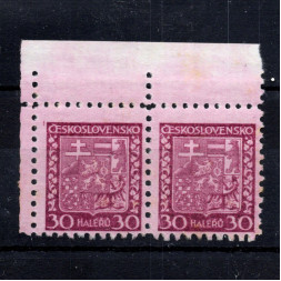 Pareja Checoslovaquia, Pof.252 (Mi. 281), MNH, 30h