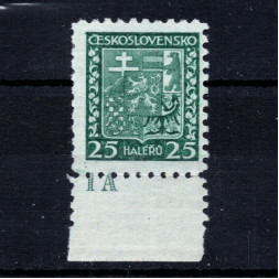 Známka s DČ ČSR, Pof.251*, 25h