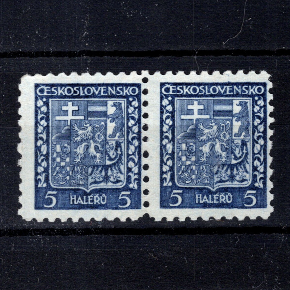 Pareja Checoslovaquia, Pof.248 (Mi. 277), MNH, 5h
