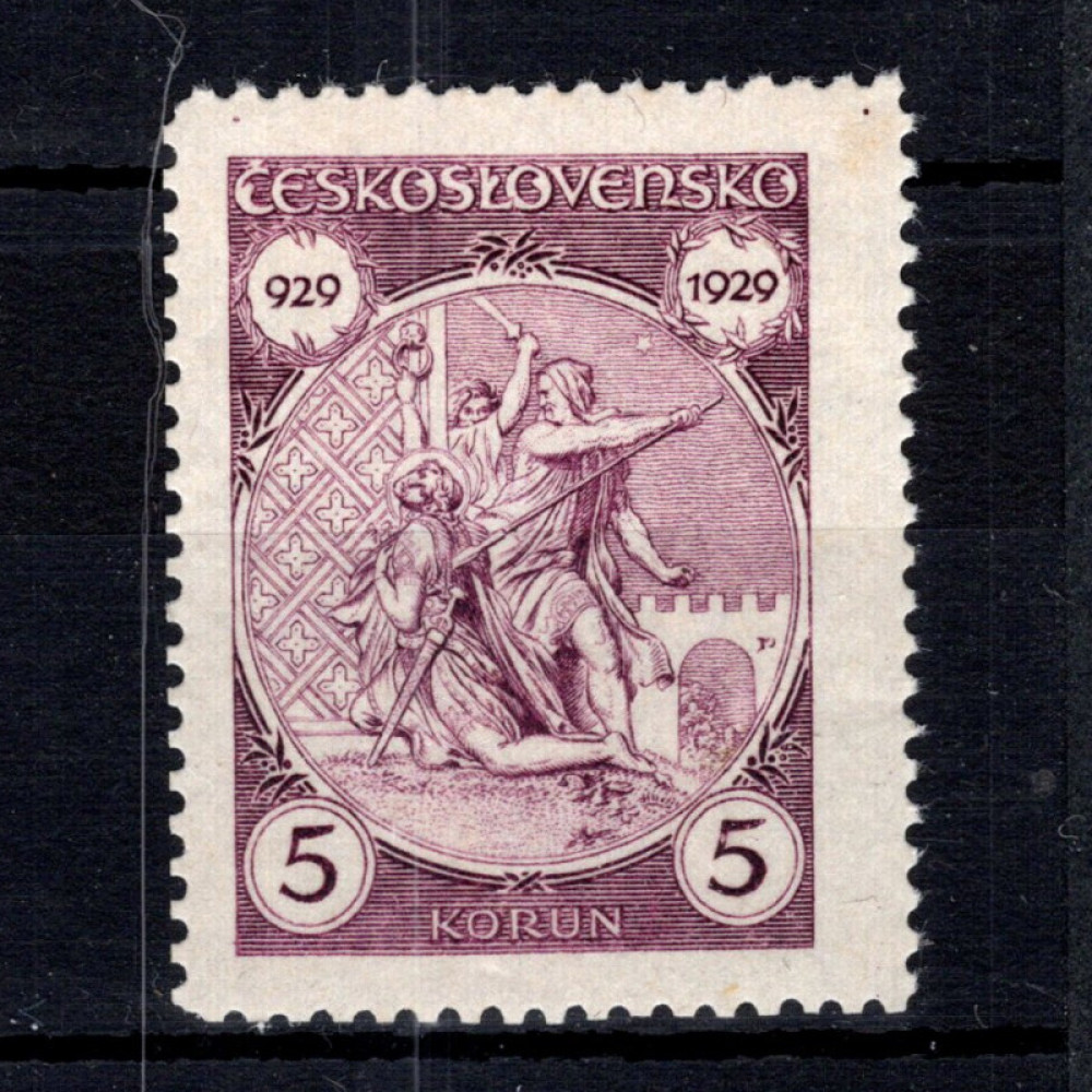 Sello Checoslovaquia, Pof.247 (Mi. 287), MNH, 5 Kč