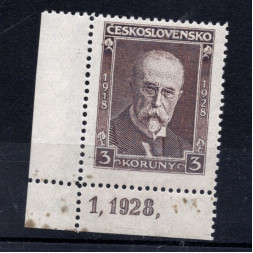 Sello Checoslovaquia, Pof.241 (Mi. 275), MH, 3 Kč