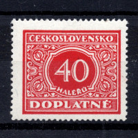 Sello Checoslovaquia, Pof.DL59 (Mi. 59), MNH, 40h