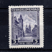 Selo Tchecoslováquia, Pof.242 (Mi. 276), MH, 5 Kč