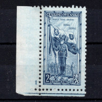 Známka s DČ ČSR, Pof.278**, 2 Kč