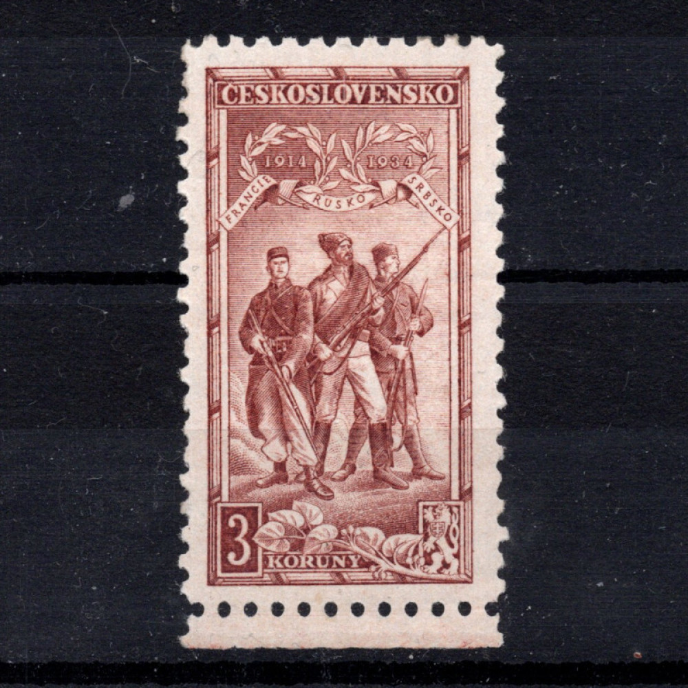 Selo Tchecoslováquia, Pof.279 (Mi. 325), MNH, 3 Kč