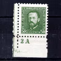 Známka s DČ ČSR, Pof.275**, 50h
