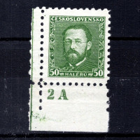 Briefmarken mit Kennzeichen Tschechoslowakie, Pof.275 (Mi. 321)**, 50h
