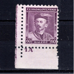 Známka s DČ ČSR, Pof.272**, 60h