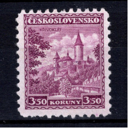 Selo Tchecoslováquia, Pof.265 (Mi. 311), MNH, 3,50 Kč