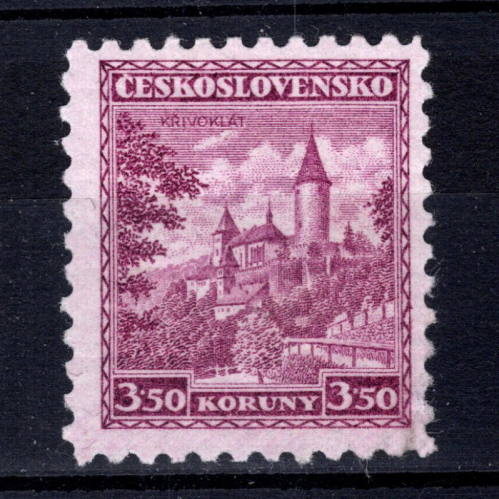 Briefmarke Tschechoslowakie, Pof.265 (Mi. 311)*, 3,50 Kč