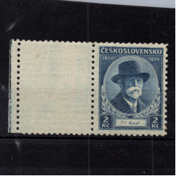 Sello con viñetas Checoslovaquia, Pof.287 (Mi. 334), MNH, 2 Kč