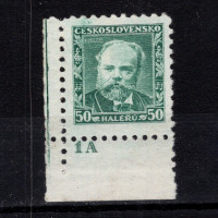 Briefmarken mit Kennzeichen Tschechoslowakie, Pof.280 (Mi. 329)*, 50h