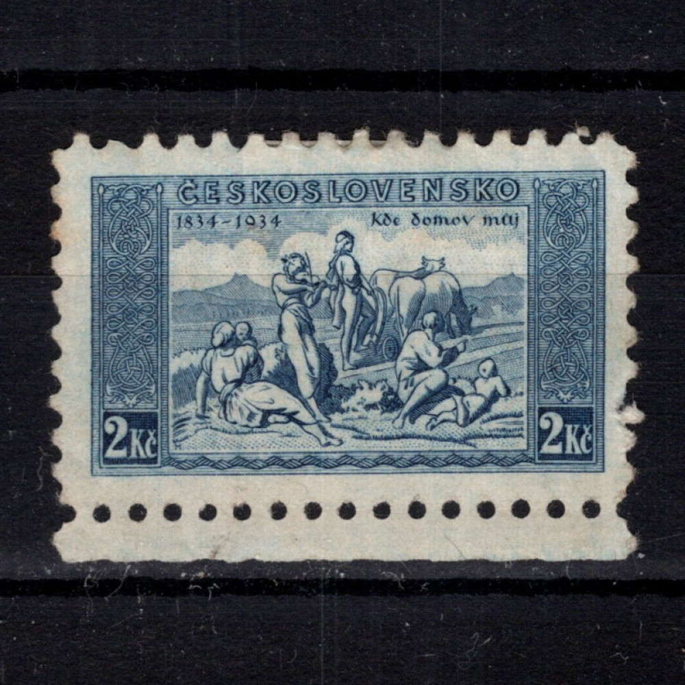 Selo Tchecoslováquia, Pof.282 (Mi. 331), MH, 2 Kč
