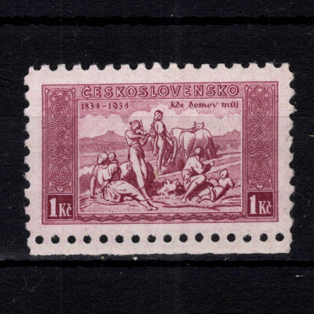 Selo Tchecoslováquia, Pof.281 (Mi. 330), MH, 1 Kč