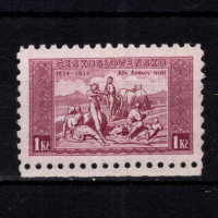 Briefmarke Tschechoslowakie, Pof.281 (Mi. 330)*, 1 Kč