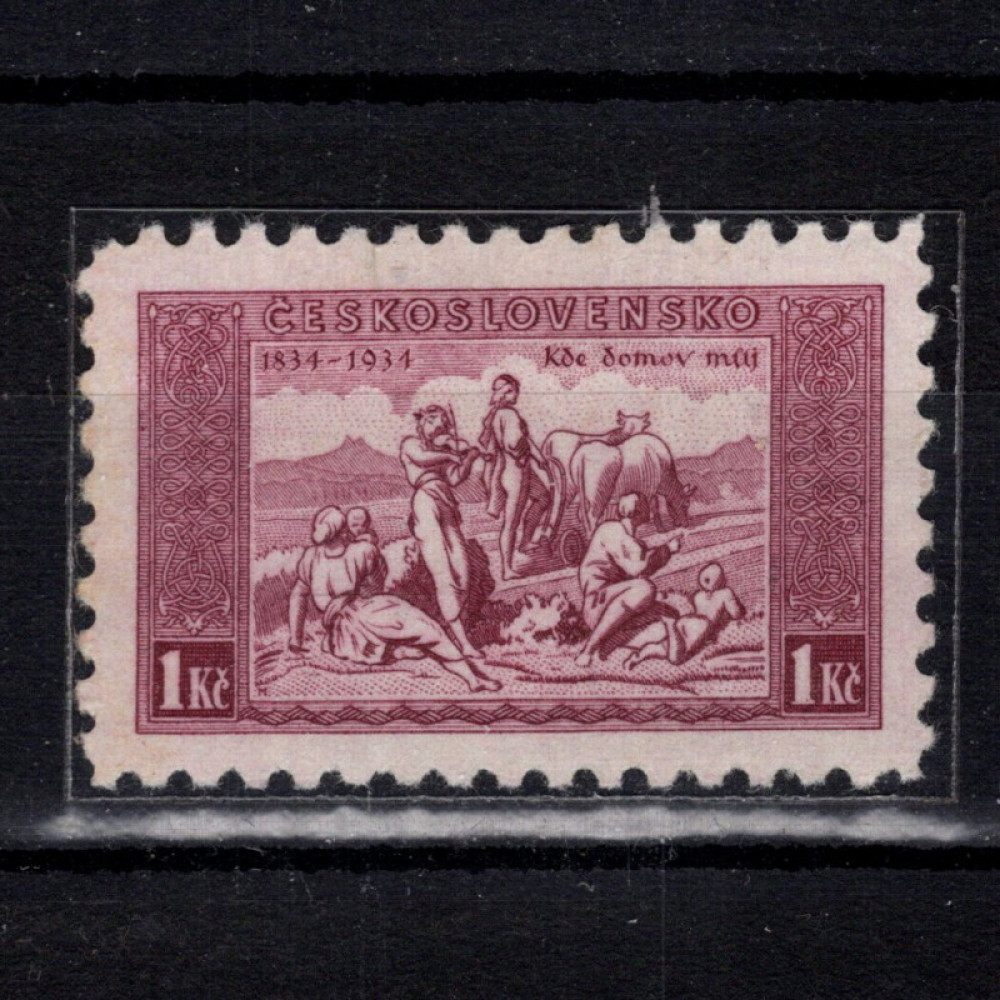 Sello Checoslovaquia, Pof.281 (Mi. 330), MNH, 1 Kč