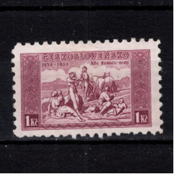 Sello Checoslovaquia, Pof.281 (Mi. 330), MH, 1 Kč
