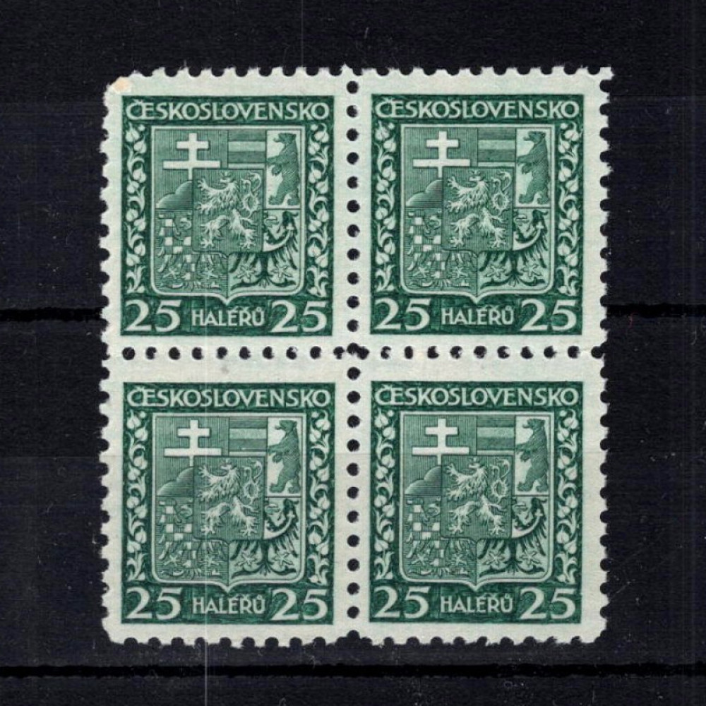 Čtyřblok ČSR, Pof.251**, 25h