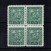 Quadra Tchecoslováquia, Pof.251 (Mi. 280), MNH, 25h
