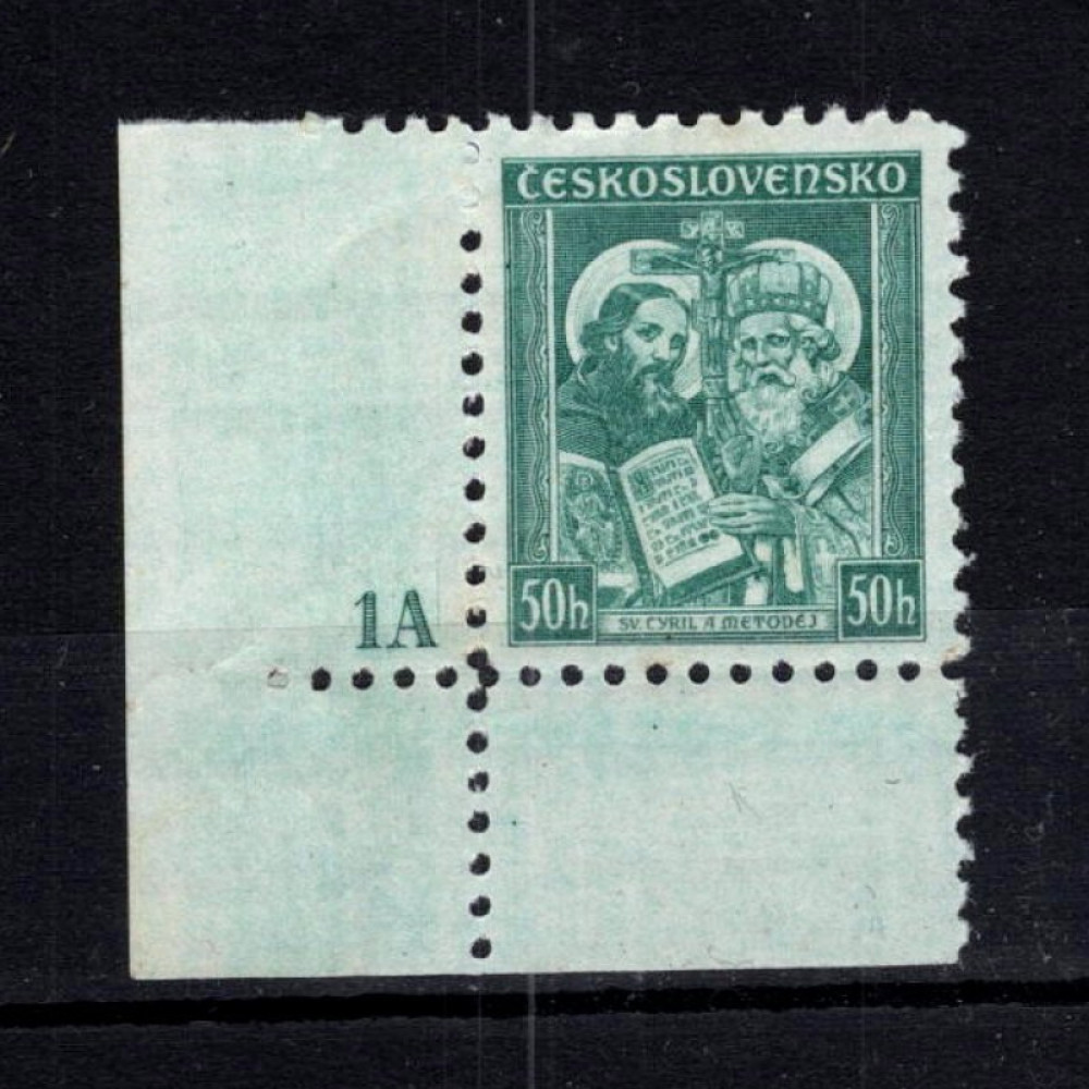 Briefmarken mit Kennzeichen Tschechoslowakie, Pof.292 (Mi. 339)**, 50h