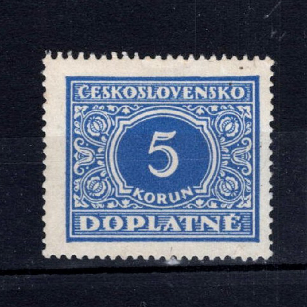 Stamp Czechoslovakia, Pof.DL64 (Mi. 64), MNH, 5 Kč