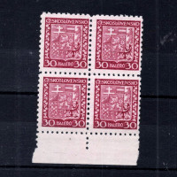 Quadra Tchecoslováquia, Pof.252 (Mi. 281), MNH, 30h
