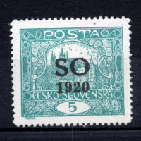 Stamp Czechoslovakia, Pof.SO3B (Pof. SO3B), MH