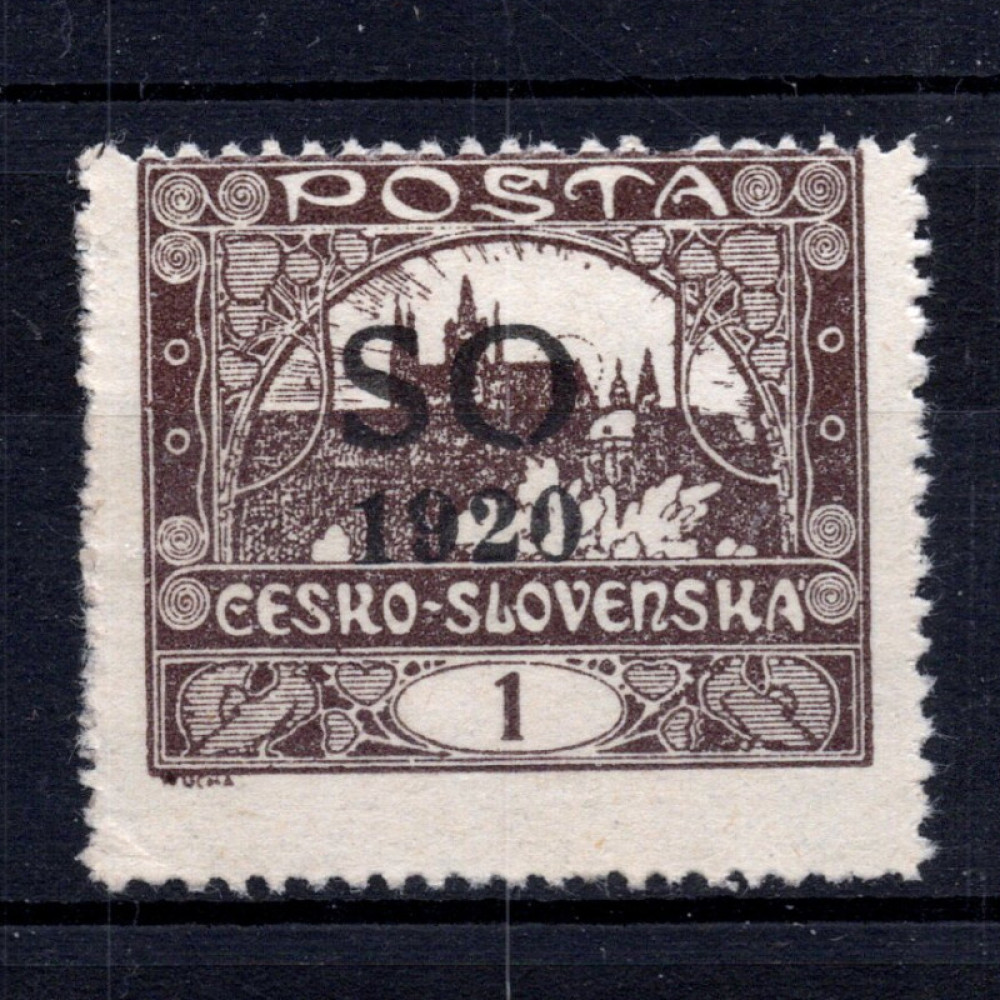 Briefmarke Tschechoslowakei SO 1920, Pof.SO1B (Pof. SO1B)*