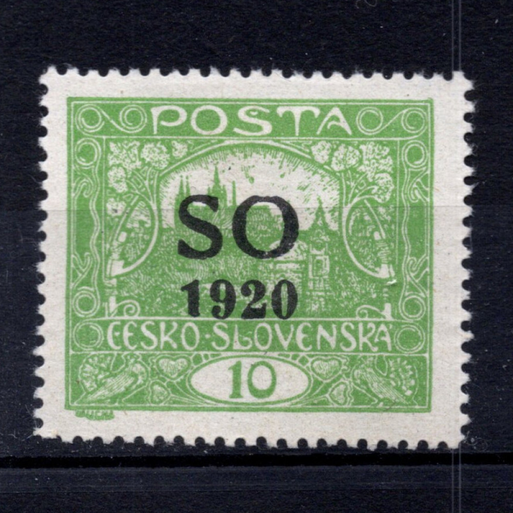 Briefmarke Tschechoslowakei SO 1920, Pof.SO4A (Pof. SO4A)*