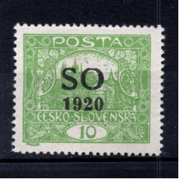 Briefmarke Tschechoslowakei SO 1920, Pof.SO4A (Pof. SO4A)*