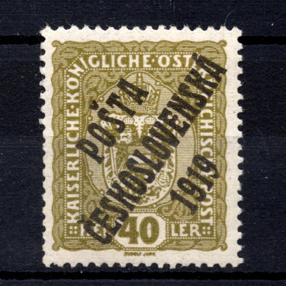 Sello Checoslovaquia, Pof.42 (Mi. 45), MH, 40h