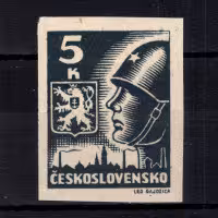 Stamp Czechoslovakia, Pof.355 (Mi. 409), MNH, 5 K