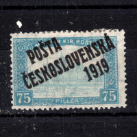 Briefmarke Tschechoslowakie, Pof.112 (Mi. 131)*, 75f