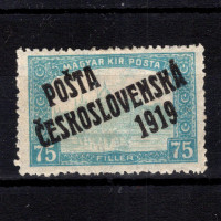 Briefmarke Tschechoslowakie, Pof.112 (Mi. 131)*, 75f