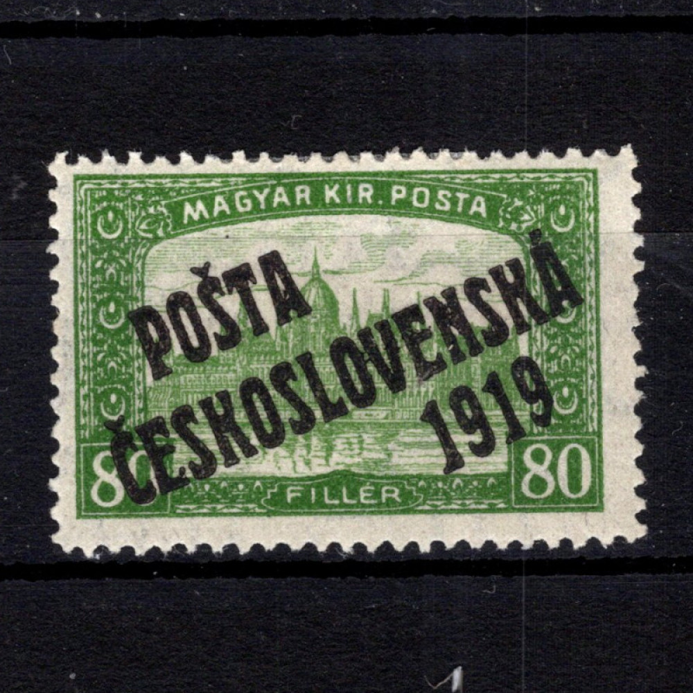 Briefmarke Tschechoslowakie, Pof.113 (Mi. 132)*, 80f