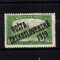 Briefmarke Tschechoslowakie, Pof.113 (Mi. 132)*, 80f