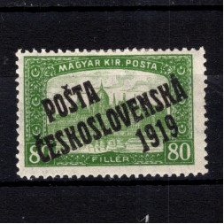 Sello Checoslovaquia, Pof.113 (Mi. 132), MH, 80f