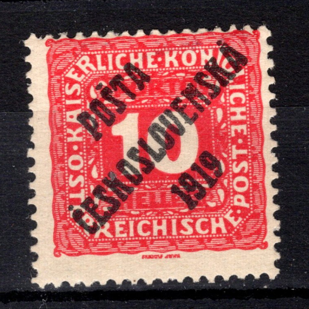 Sello Checoslovaquia, Pof.73 (Mi. 82), MH, 10h