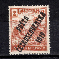Známka ČSR, Pof.101*, II. typ, 2f