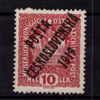 Stamp Czechoslovakia, Pof.36 (Mi. 43), MNH, 10h