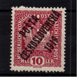 Sello Checoslovaquia, Pof.36 (Mi. 43), MNH, 10h