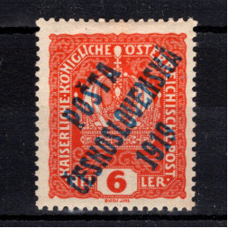 Selo Tchecoslováquia, Pof.35 (Mi. 42), MH, 6h