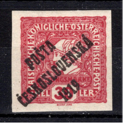 Briefmarke Tschechoslowakie, Pof.64 (Mi. 106)*, 30h
