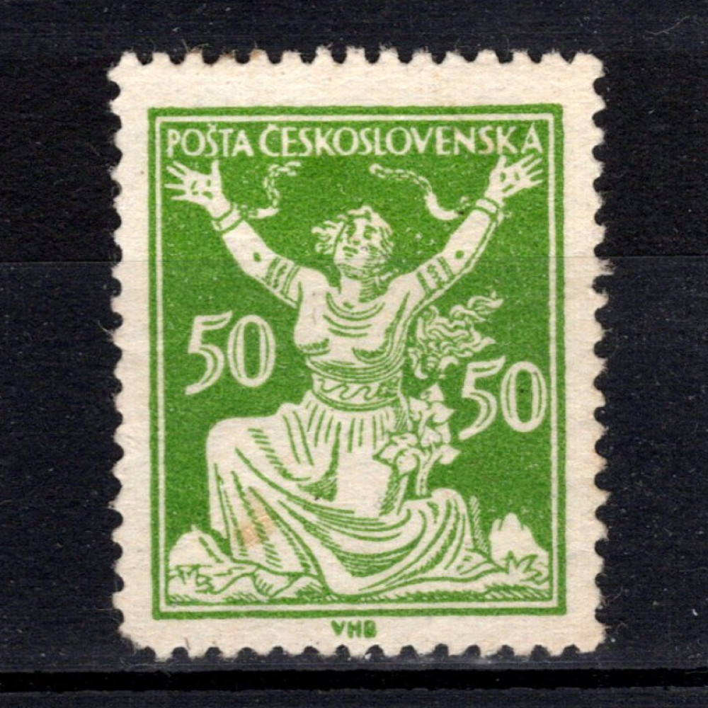 Známka ČSR, Pof.156*, 50h