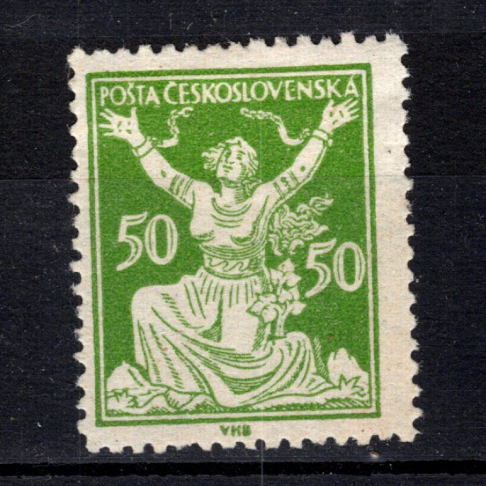 Sello Checoslovaquia, Pof.156 (Mi. 175), MH, 50h