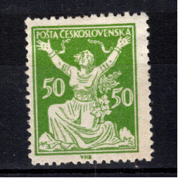 Známka ČSR, Pof.156*, 50h