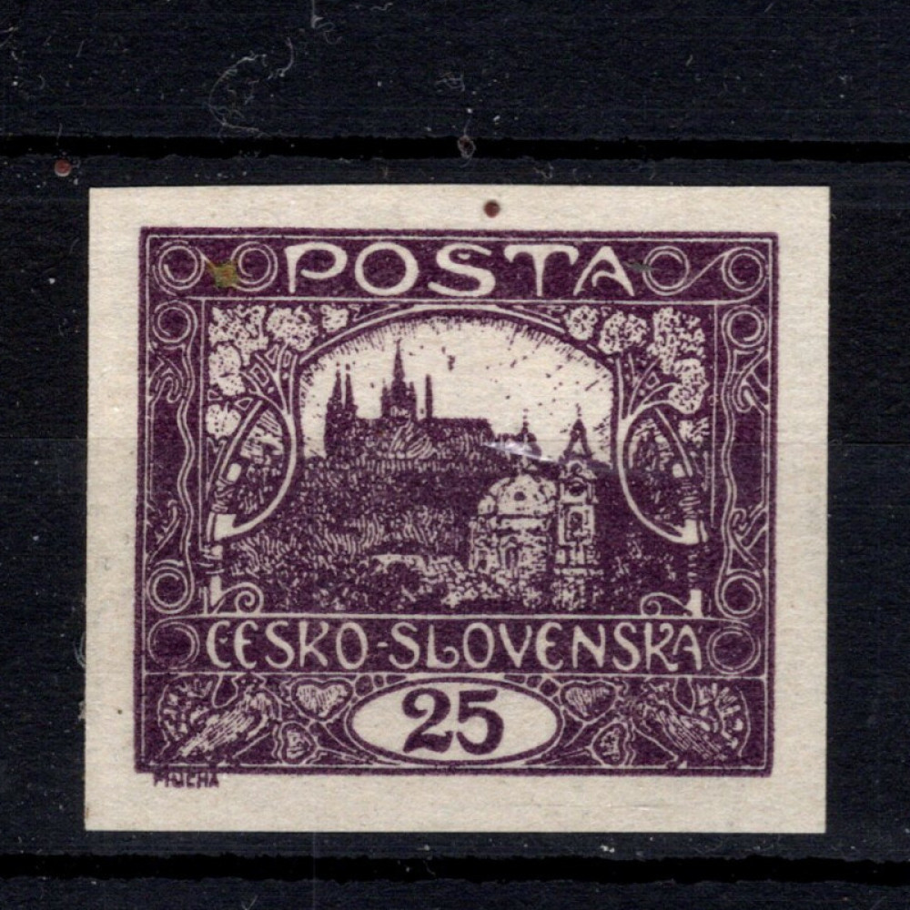 Briefmarke Tschechoslowakie, Pof.11 (Mi. 28)*, 25h