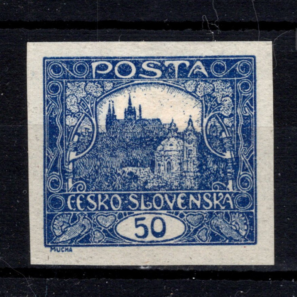Briefmarke Tschechoslowakie, Pof.16 (Mi. 30)*, 50h