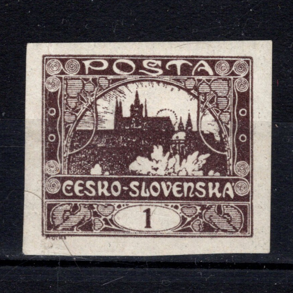 Známka ČSR, Pof.1*, 1h